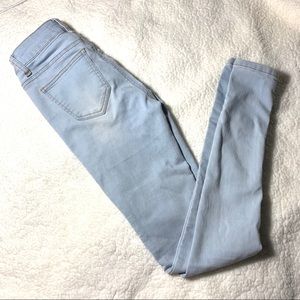 light wash skinny jean size